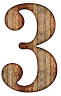 number three digit drawing