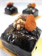 Sweet cakes with chocolate filling