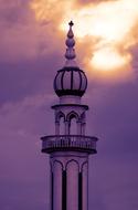 Mosque Masjid dan langit at the sunset