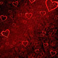 background scrapbooking paper red hearts drawing