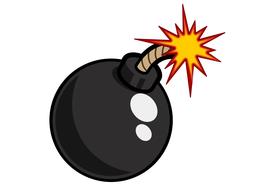 bomb cartoon iconic