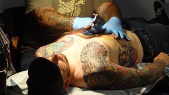 Tattoo body asian style