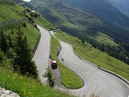 Mountain Road Serpentine View