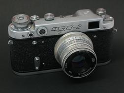 old camera for pictures on the table