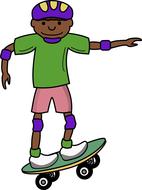 african boy child drawing