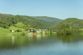 Norwegian Lake Sky Relax