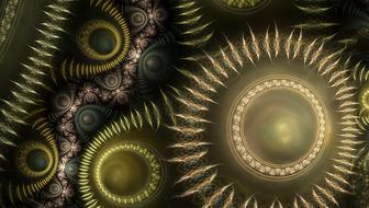 fractal steampunk gears fantasy