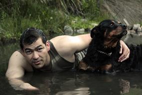 Dog Best Friend man