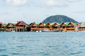 colorful houses on james bond island