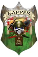 welsh sapper engineer flag shield