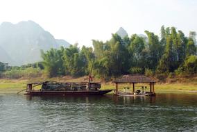 fishing on Li River in Yangshuo