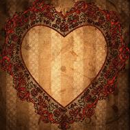 background scrapbooking paper heart wood drawing