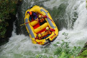 extreme recreation on a boat