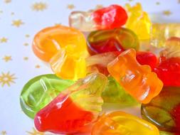 sugar gelatin candies