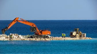 Excavator Bulldozer Vehicle