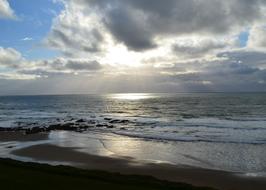 clouds by the sea are beautiful
