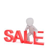 sale sign render