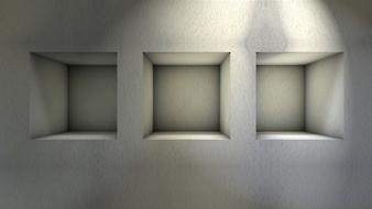 window wall boards 3d