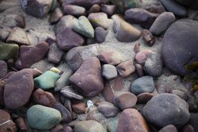 pink green Rocks Background Nature