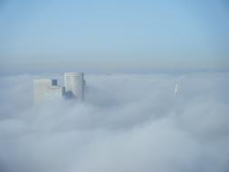 wonderful Clouds Building