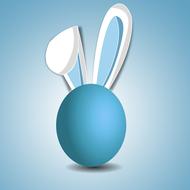 easter hare ears drawing
