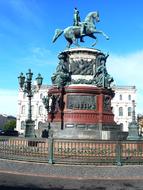 Monument to Nicholas 1 in St. Petersburg