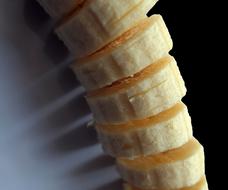 sliced sweet banana