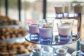 Milk alcohol shot