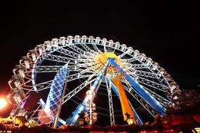 Oktoberfest Ferris Wheel Night
