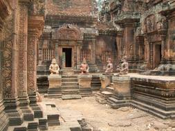 temple complex in honor of the god vishnu