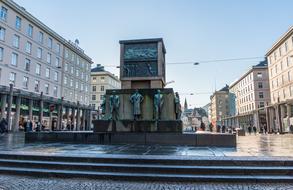 Bergen Statue in Norway