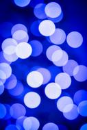 Bokeh Blue Light