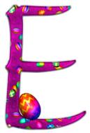 alphabet letter initial easter e drawing