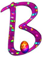 alphabet letter initial easter b drawing