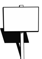 sign protest blank strike placard