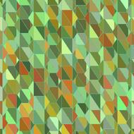 geometric green triangles unique