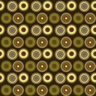 retro circles abstract pattern drawing