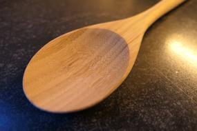 beautiful wooden spoon