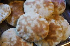 Baked Bread Pita Arabic