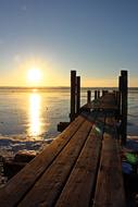 Dusk Ammersee Sun
