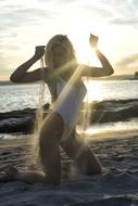 Sand Time Sunset
