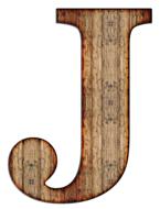 letter initial j drawing