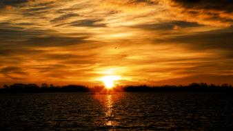 Landscape Sunset Clouds