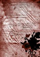 background scrapbooking paper text flowers drawing