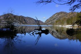 Lake Mountains Water