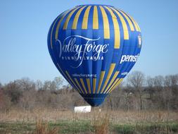Hot Air Balloon Inflated Ground