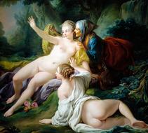 classic timeless nude oil painting