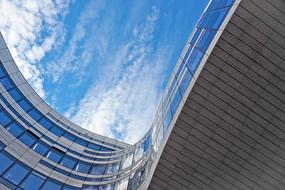 abstract modern building facade