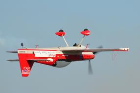 Aerobatics Airplane Upside down