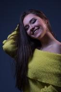 portrait of Fashion happy Model